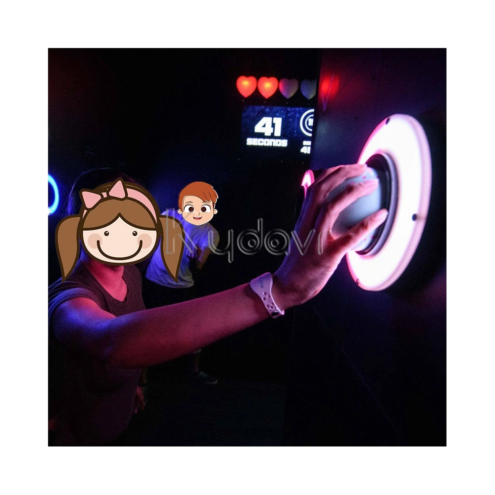 2024 indoor active marslite interactive game push led light button pipe ball kydavr customizable activity game for kids