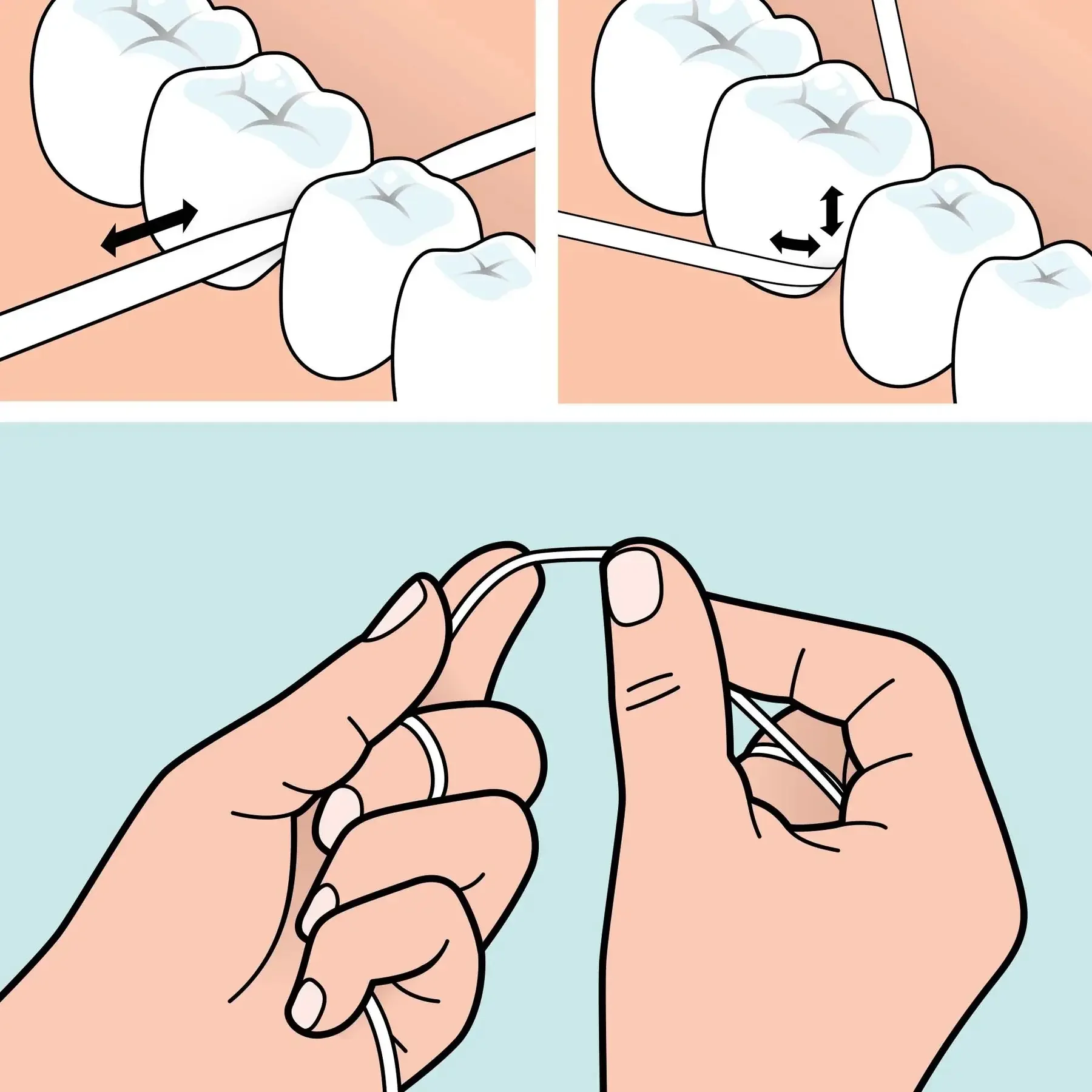 OEM Professional Tooth Care Dental Floss 50m 30m Vegetable Waxed Nylon Tape Mint Flavor Oral Care with Bamboo Material