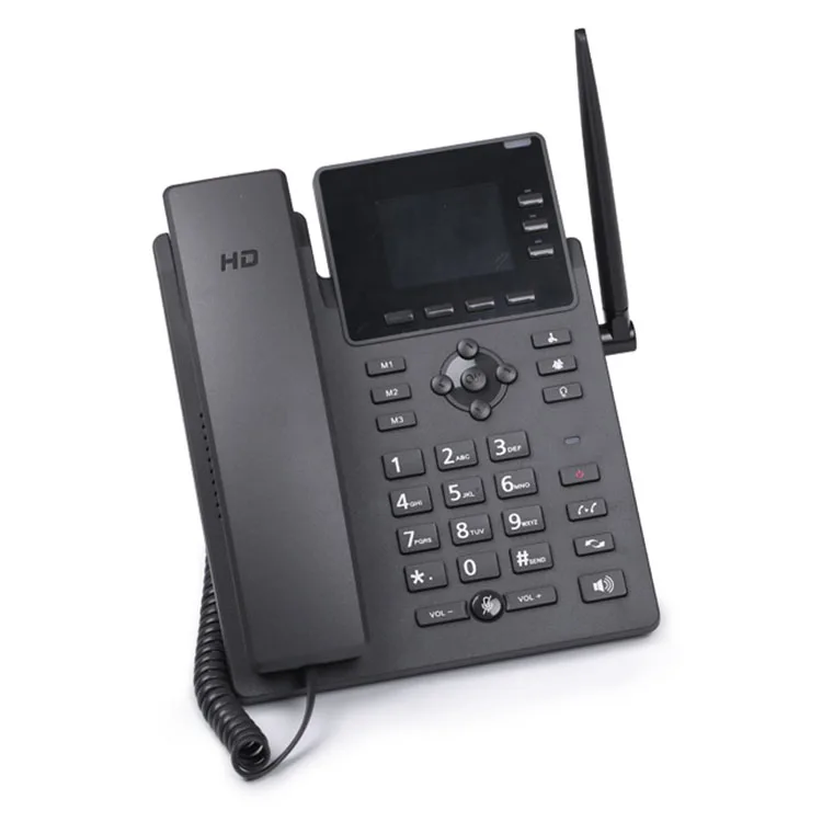 SIP Network Desktop Phone 4G Fixed Landline WiFi Wireless Phone School Office Hotel