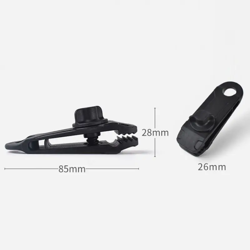 Camping Tent Accessory Durable Premium Lock Grip Canopy Clamps for Awnings Camping Tarps Caravan Tent Clip