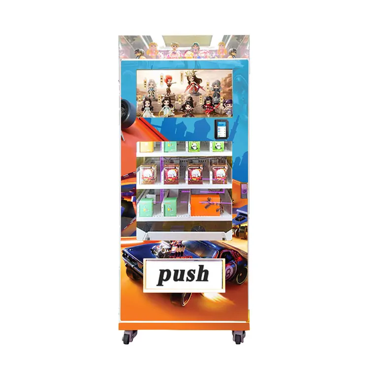 Newest Original Business compact-capacity vending machine small combo vending machine for subway retail