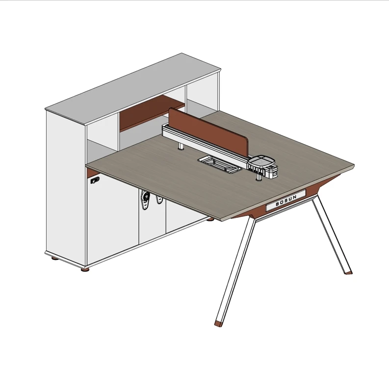 2022 Top Fashion luxury executive open space 2 person office workstations desk