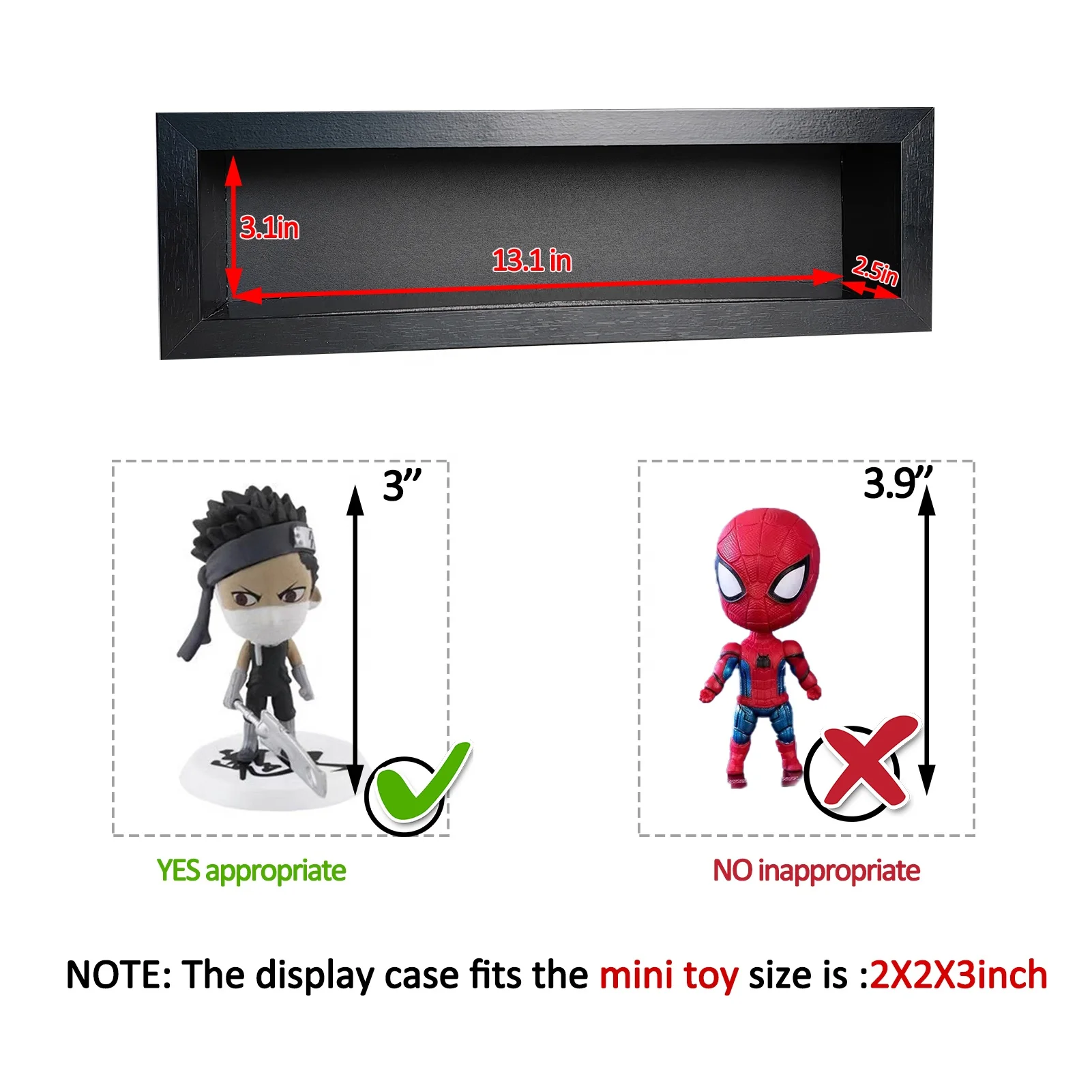 Wooden Action Figure Display Case Collection Cabinet Toy Figure Display Funko Pop Figures Display Case