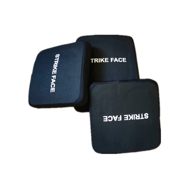 High Quality Factory Customized Tactical Defense Equipment UHMWPE Aluminium oxide silicon carbide body insert vest plate