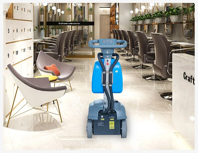 Hand-push Type Floor Scrubber Small Scrubbing and Waxing Machine Floor Cleaning Machine Industrial and Commercial Auto Scrubber