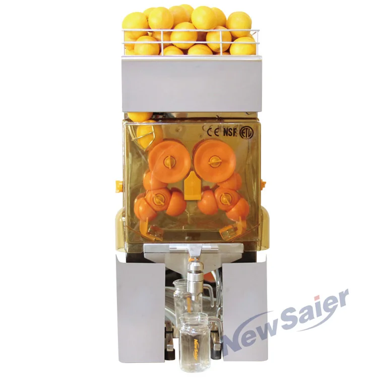 Commercial use fresh orange juicer with automatic feeder for shop