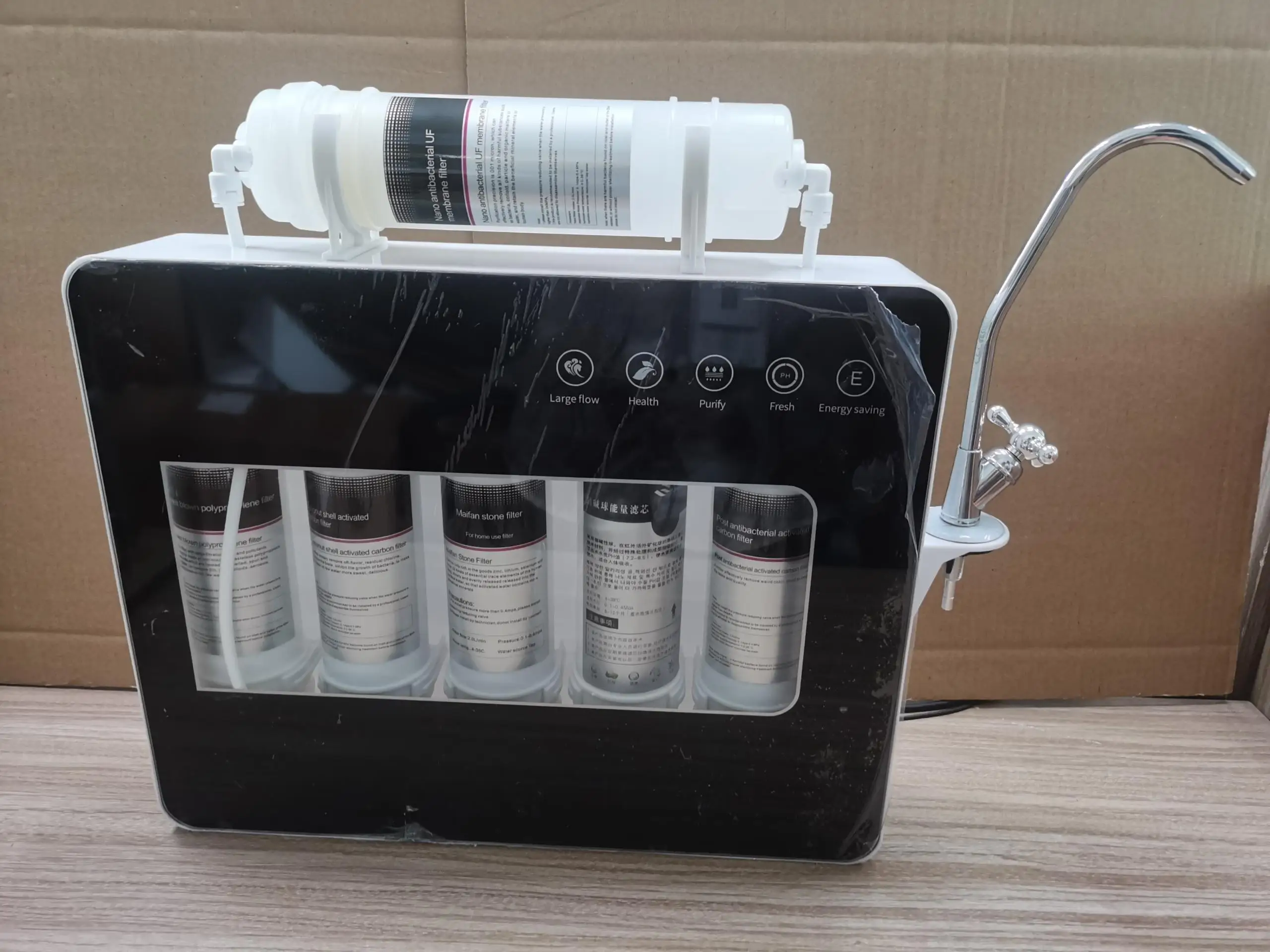 China portable water purification equipment filtration system manufacturers ultrafiltration household portable water purifier