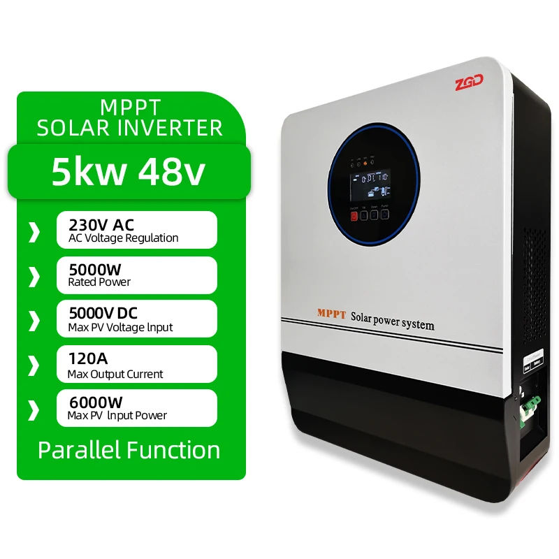 solar inverter mppt 5 kva EMS hybrid inverter solar charge controller inverter with mppt