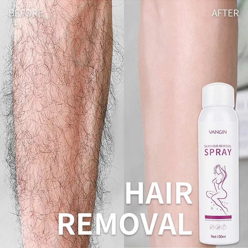 150ml Wholesale Bulk Facial Hair Remover For Women Face Hair Men Removal Spray Leg foam hair removal spray
