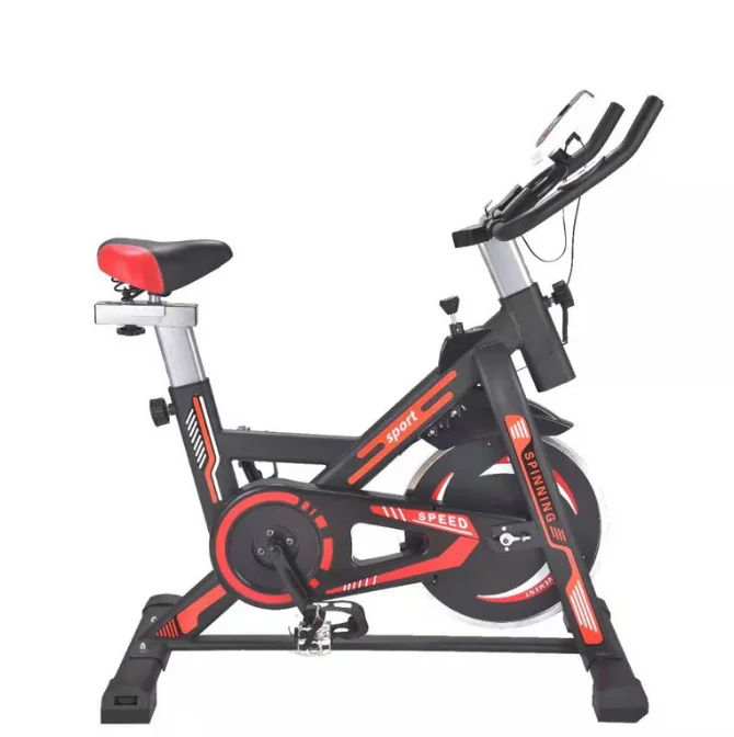 In Stock Professional Spinning Bike - Adjustable Stationary Bicycle for Indoor Cardio and Gym Exercise