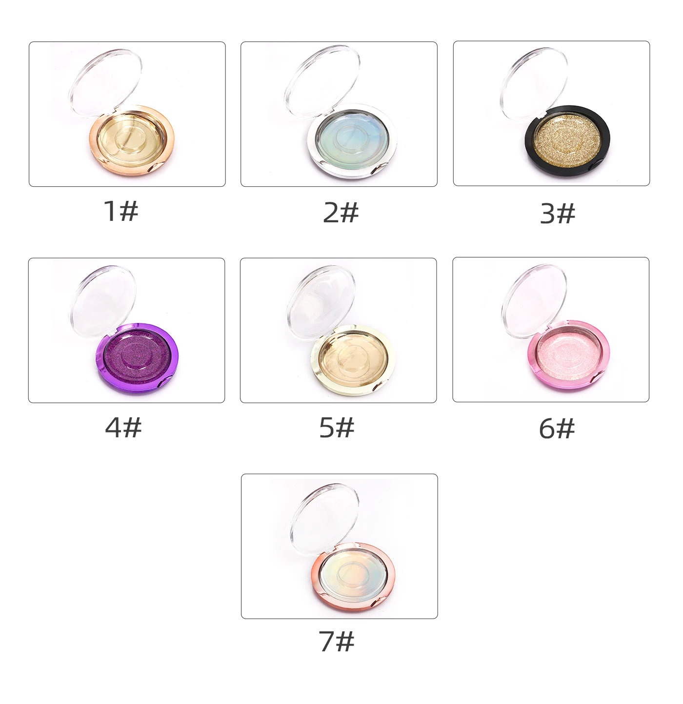 
best lash box gold mirror lash box box round lashes 