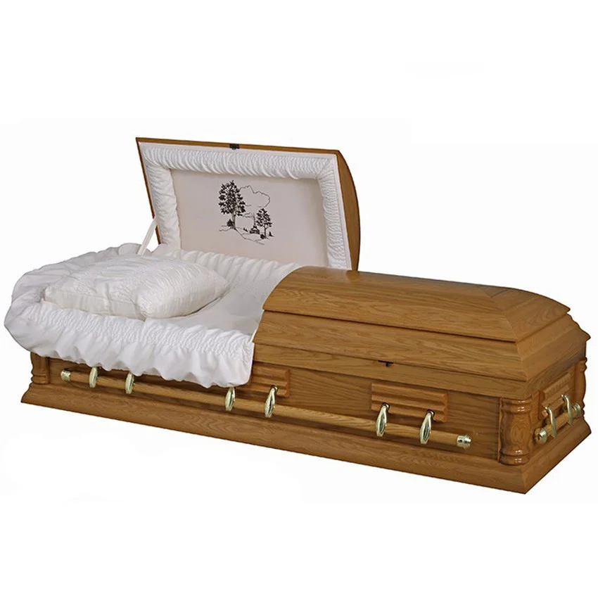 American casket with best pecan solid