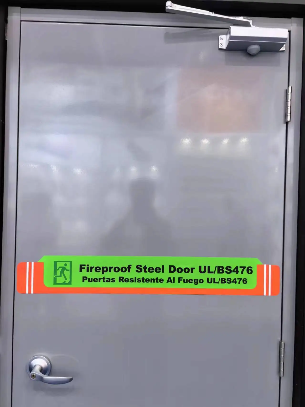 Customized 30 Minute Ventilation Double Open Fire Door EN Standard Steel School Escape Swing Style Fire Door Modern Wooden