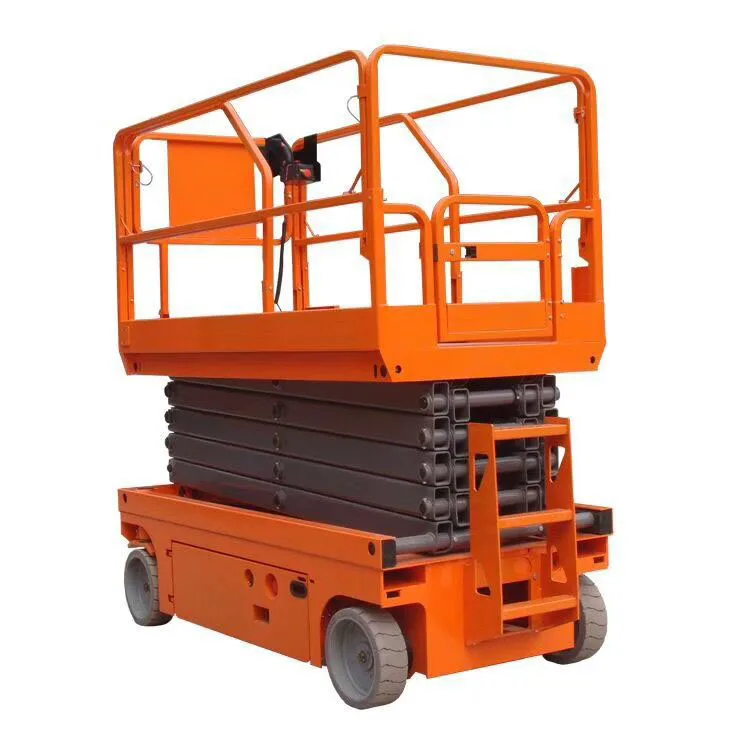 Платформа для аэронной работы, подъемный стол, ножничный подъемник, мини-автотележка на гусеничном ходу, Гидравлические самоходные электрические ножницы