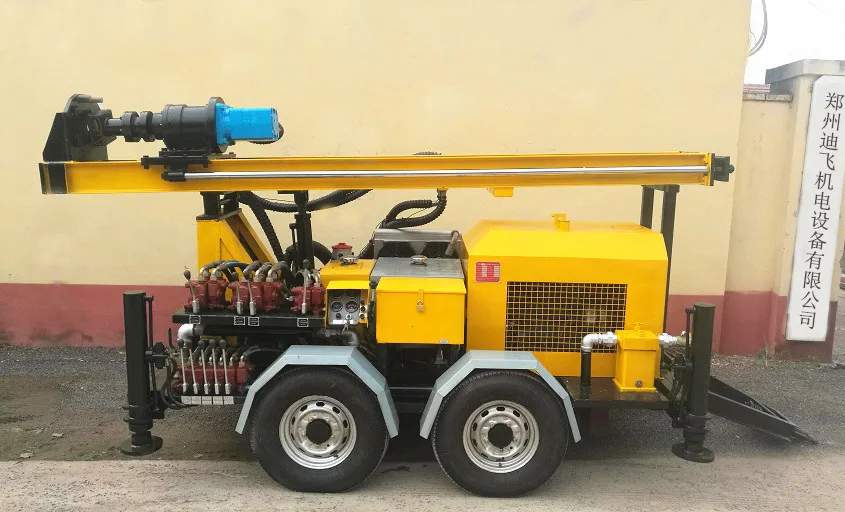 DFQ-150W 150m water well drilling rig DTH Hammer Rock Blasting Drilling Machine Price