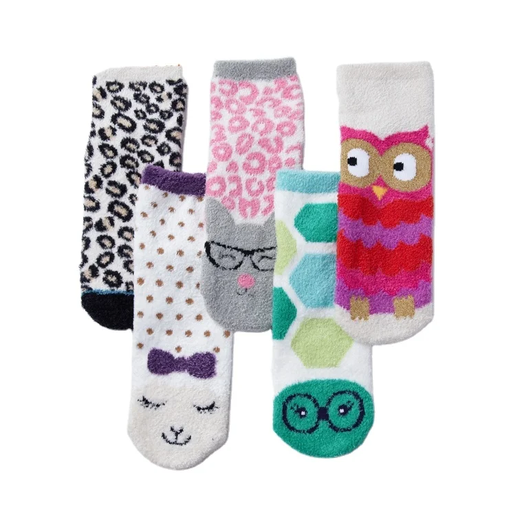 HEPOLILO Animal Design Women Socks Custom Logo Christmas Socks Mens Stocking