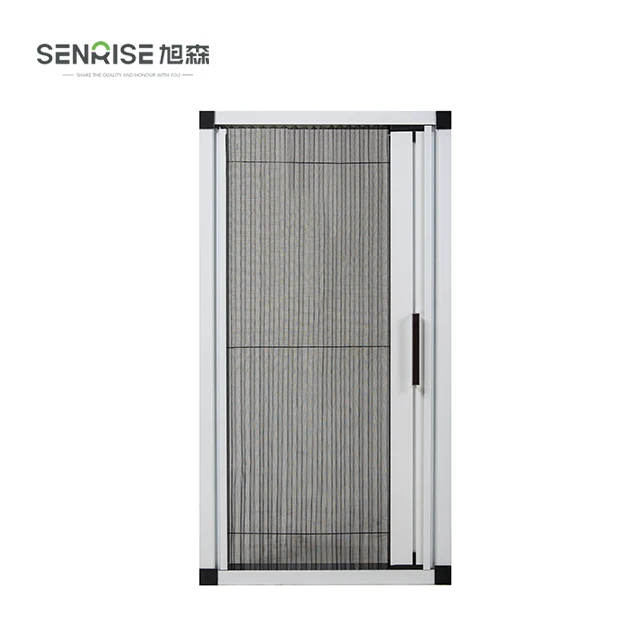retractable pleated insect screen window/folding screen window