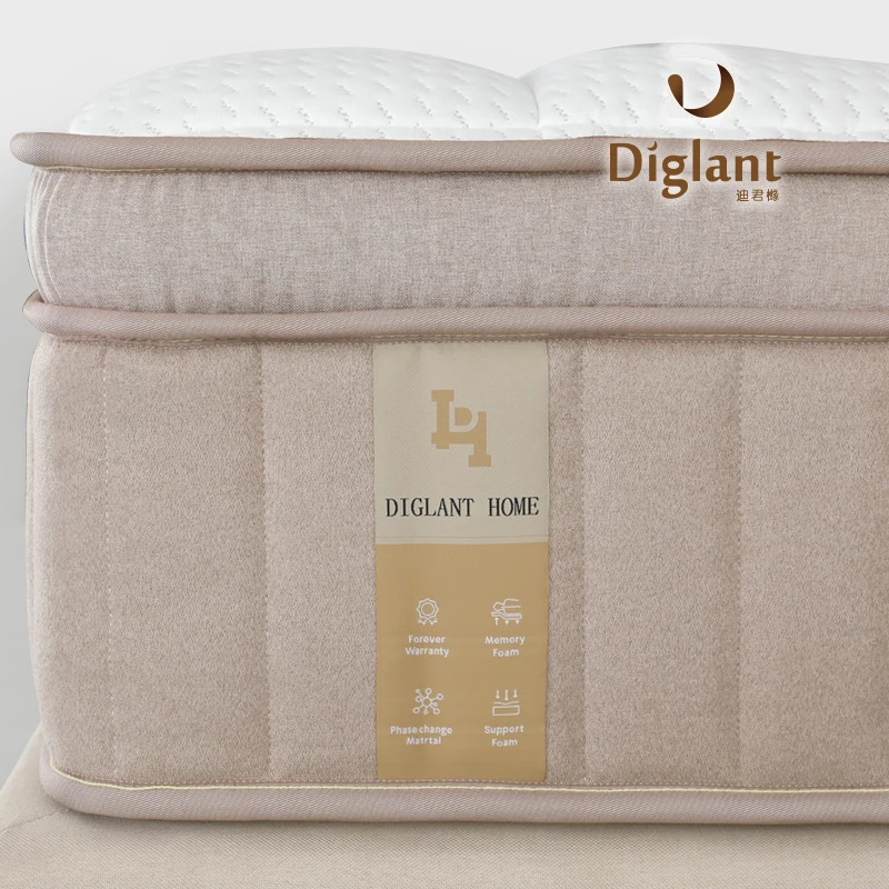 Popular New Design OEM/ODM Queen Size Mattress Memory Foam Pocket Spring Mattress