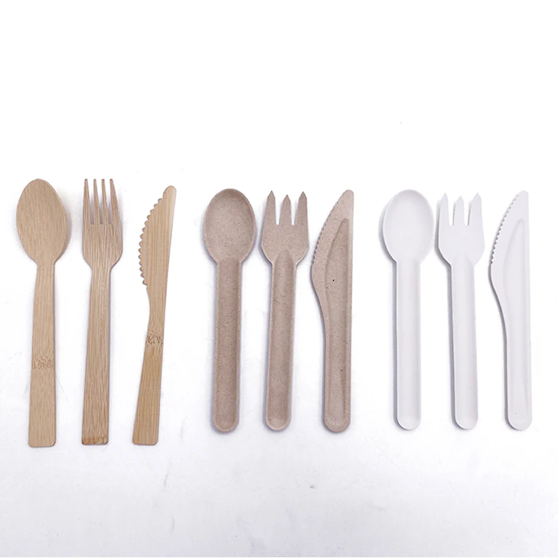 2g medicine powder single pack disposable paper fondue fruit fork biodegradable forks with measuring spoon