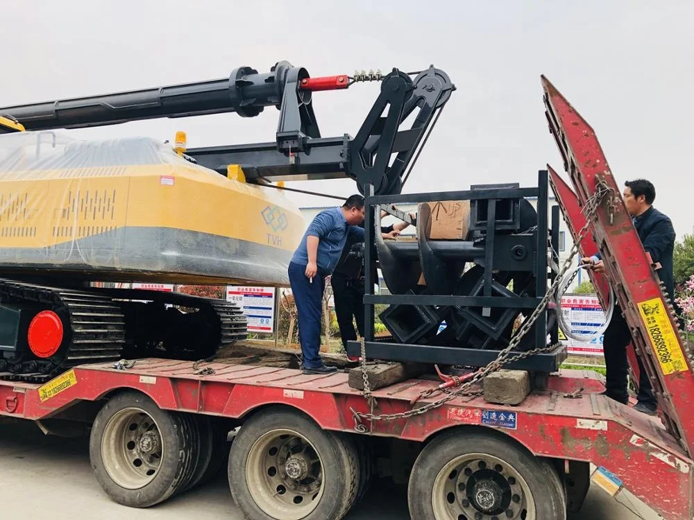 China Building Constructions Mini Hydraulic Pile Driver Screw Piles For Foundations LR130 25m Rotary Drilling Rig