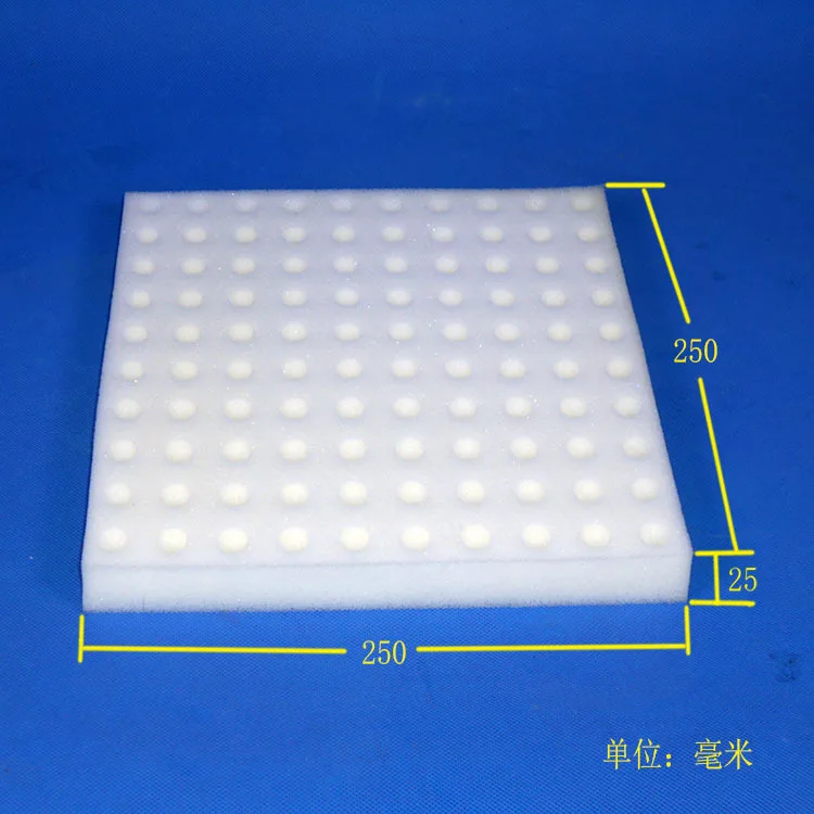hydroponic net sponge 250*250*25mm planting foam seeding sponge