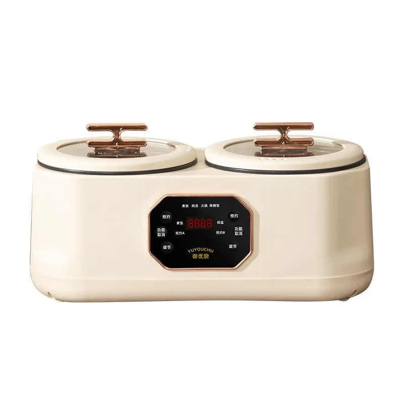 3.4L Portable Smart Home Appliances Multi-function Nonstick Electric Cooking Pot With Steamer