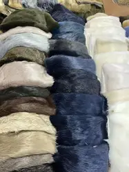 Ткани из искусственного меха енота разного типа с длинным ворсом, распродажа для одежды