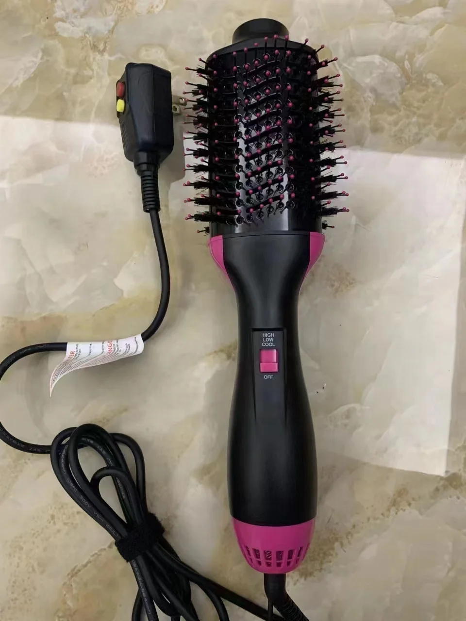 Professional Salon One Step Hair Brush Dryer and Volumizer 3-in-1 Negative Ion Hot Air Hair Brush