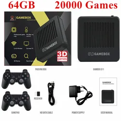 portable Game Box Android 9.0 Video Console Double Wireless Controller 4K HD Game box 256GB Retro TV Game BOX for PSP PS1