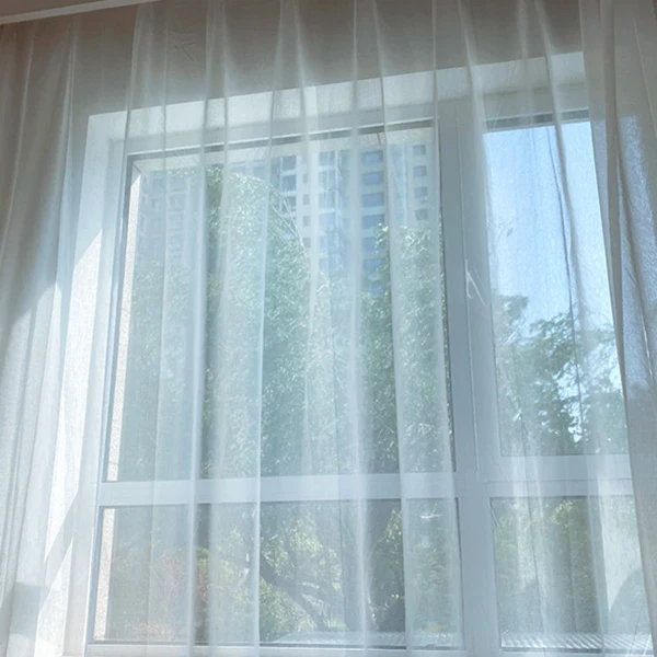 3m Width Soft Tightness Knitting Density White Mesh DIY Fabric for Mosquito Net Window Screen Decoration Clothing Making