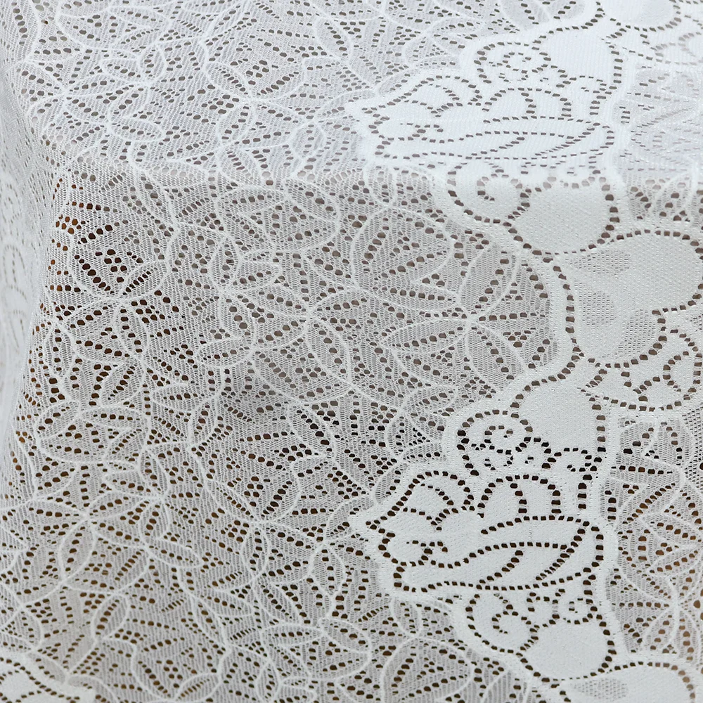 24cm Wide Special Knitted Texture Stretch Lace Lingerie Set Fabric 88.5 Nylon 11.5 Spandex Style Mesh and Tulle for Dresses
