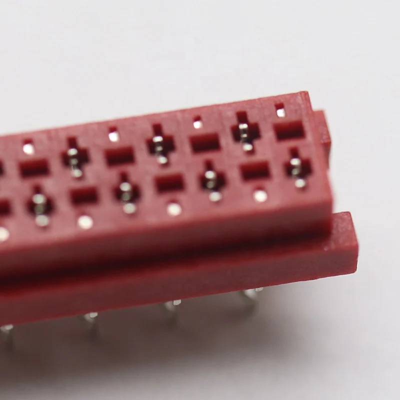 5.0mm Height Micro Match Female SMT Connector Red IDC Socket cable