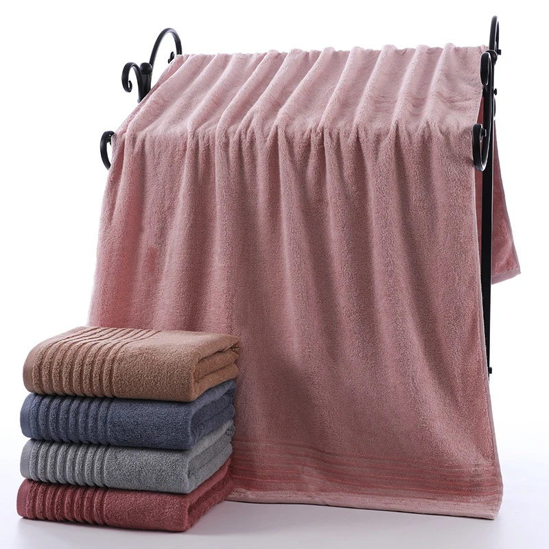 A Set Bamboo Fiber Bath Towels Hotel Bamboo Towel Bath Soft Absorbent Durable Bamboo Bath Towel Baby Antibacterial