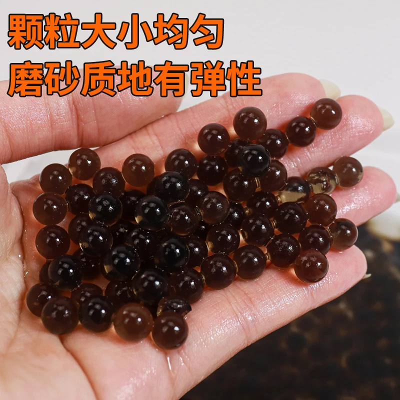 Hard Black matte gel ball 60N Hydrogel Crystal Water Beads Gel Balls For Refill Ammo Gel Ball Blaster