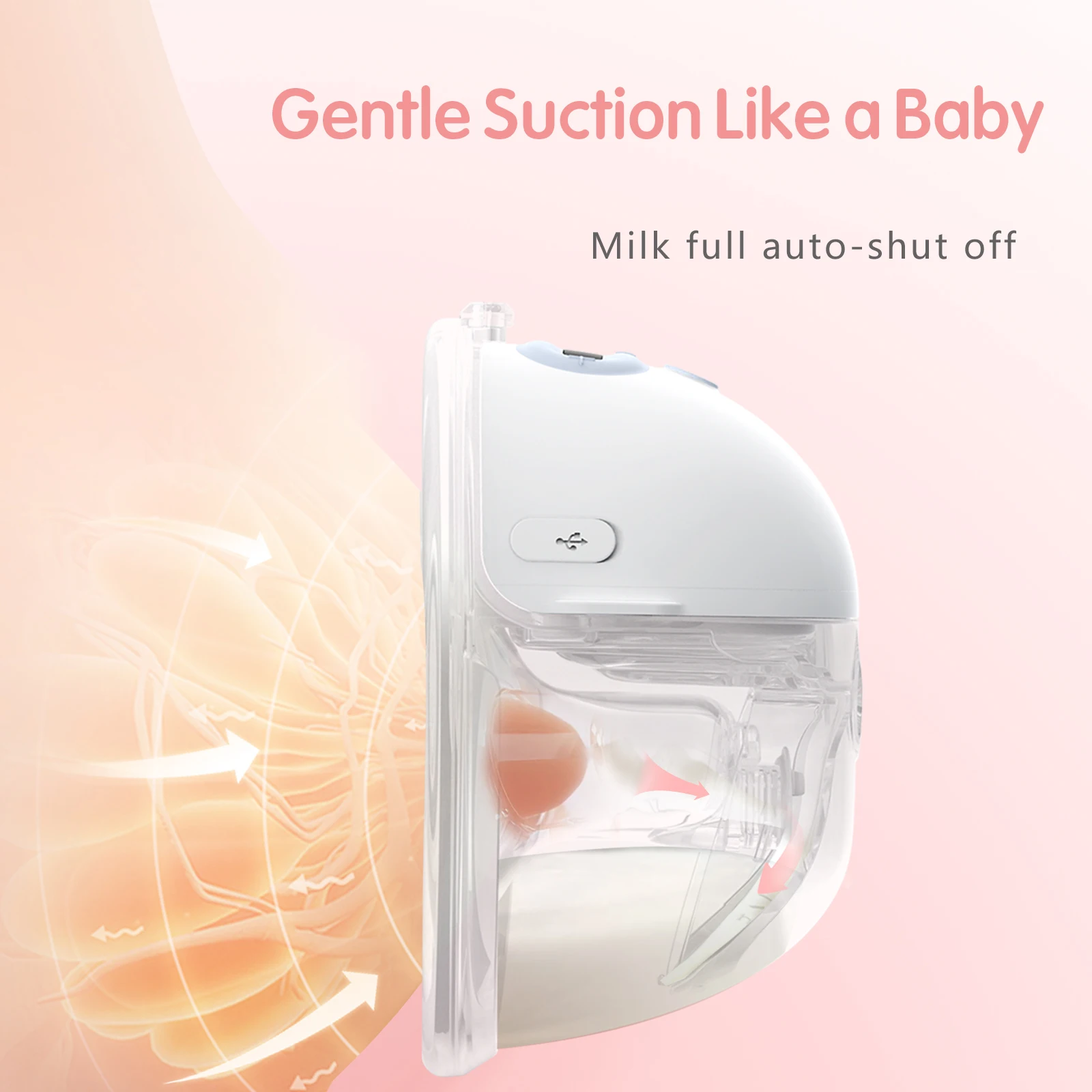wholesale App control Hand Free Breastfeeding Pump Double-Sealed Flange 3 Modes 9 Levels electric Wearable Breast Pump
