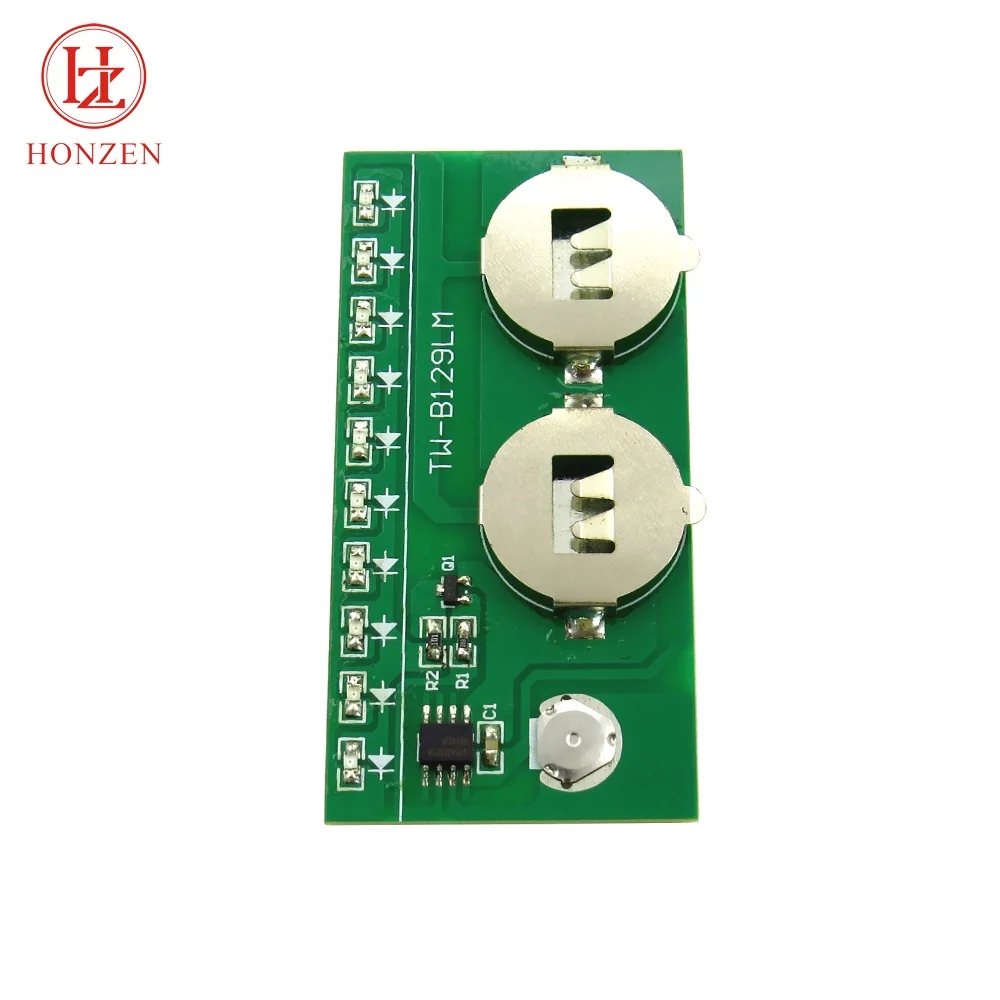 Best service 3V CR2032 battery power 0805 smd red led circuit boards module with dome switch