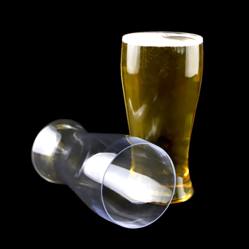 China Factory Wholesale Eco Friendly Plastic Unbreakable Drinking Big Beer Glasses