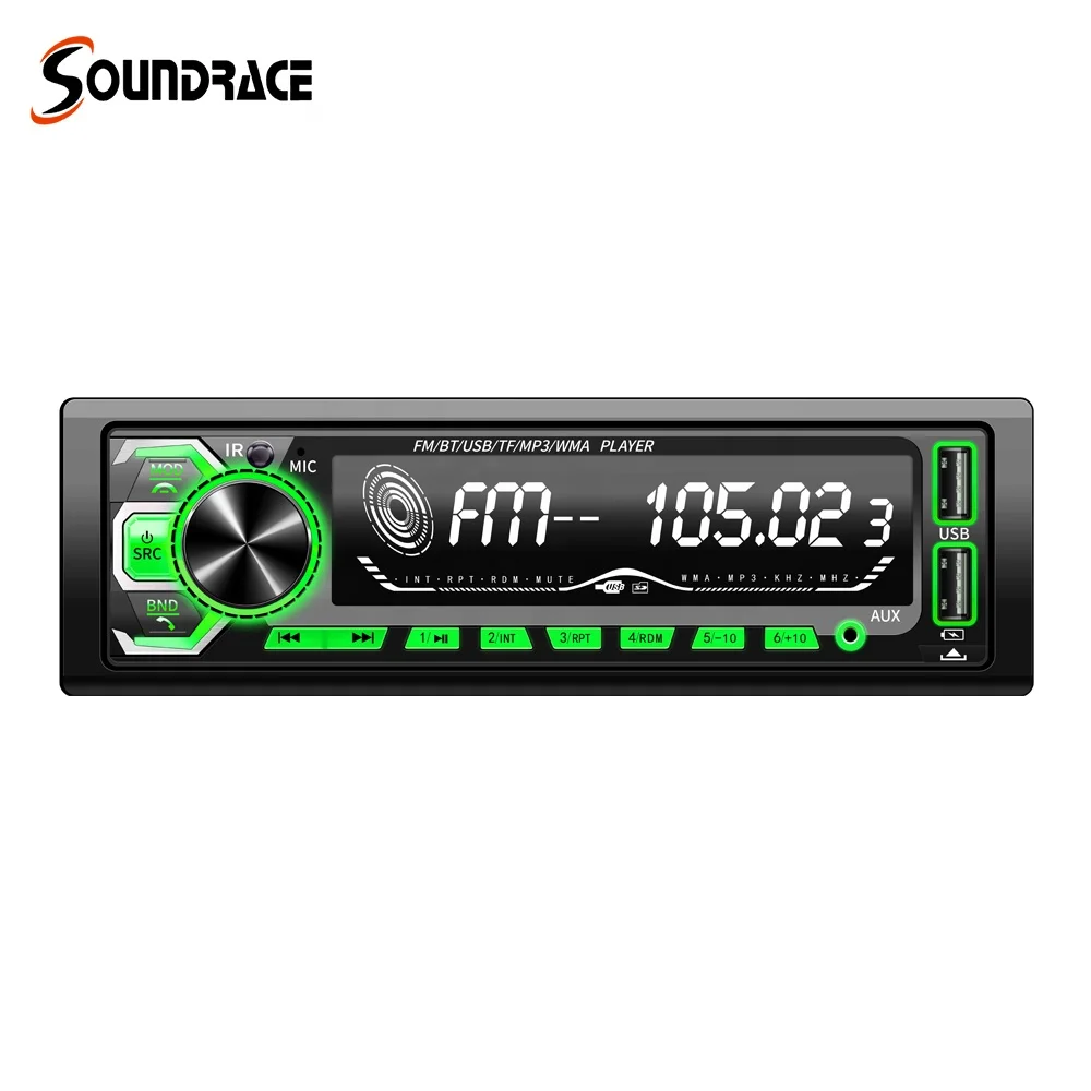 Sound race Colorful lights MP3 Radio Multimedia Car Stereo Player Car Usb Player