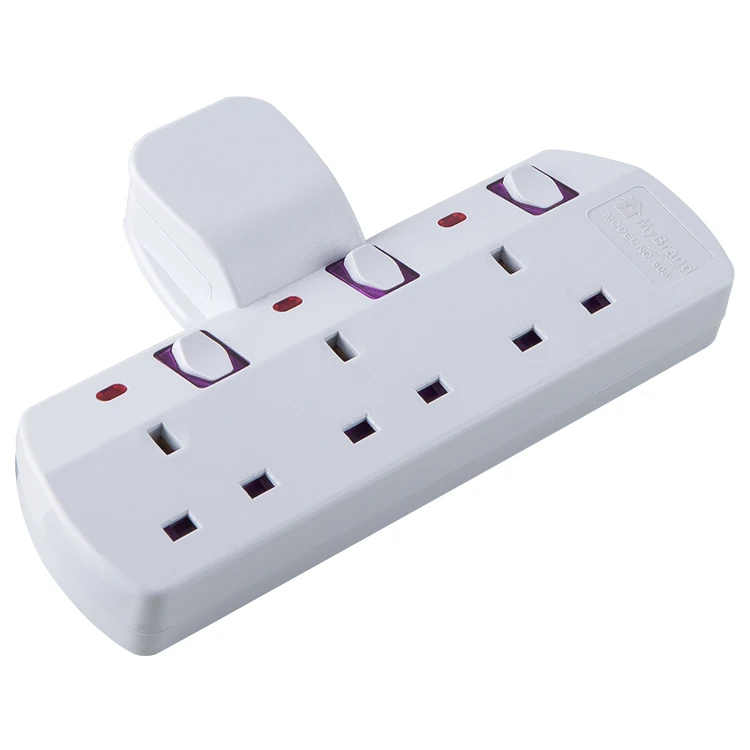 T503 Британский удлинитель питания розетки адаптер