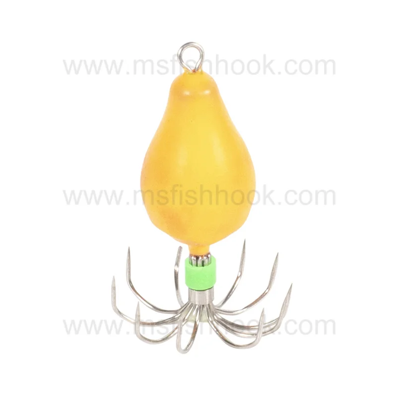 2021 popular 50g  Occlaw squid hook  luminous  ball  sea fishing lures  six eight claws twelve 6 8 10 claws