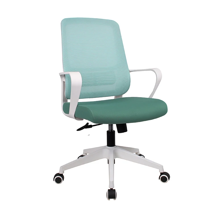 Modern Design Staff Ergonomic Swivel Mid Back Mesh Office Chairs Work Boss Computer Desk Chair