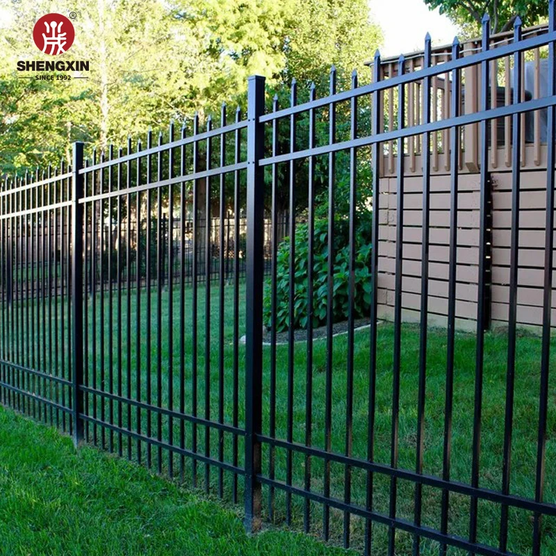 Hot selling black square pipe anti rust corten metal steel matting fence in the philippines