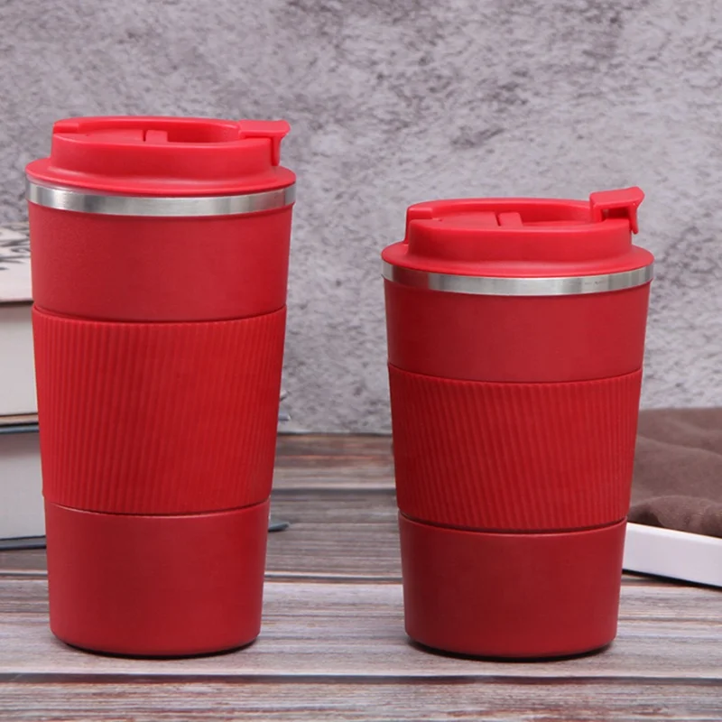 New 304 stainless steel 380ml coffee cup vacuum mug outdoor portable car water cup gift cup can be customized