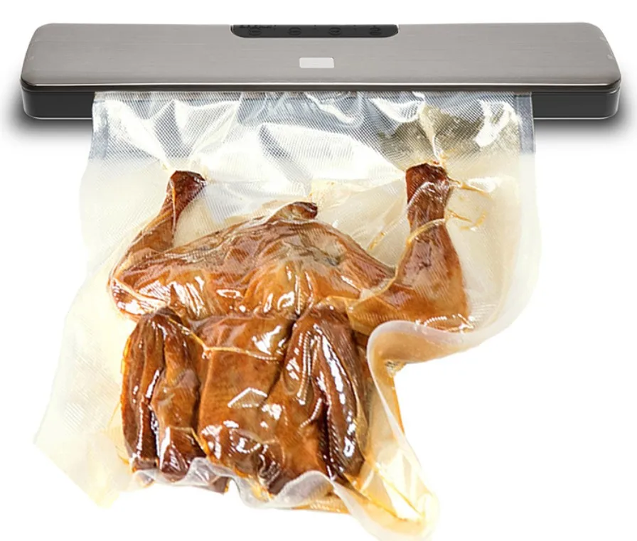 Stainless Steel 340mm  Food Saver Bag Sealing Machine Vacuum Sealer Single Chamber Electric Large Home Packing Machine