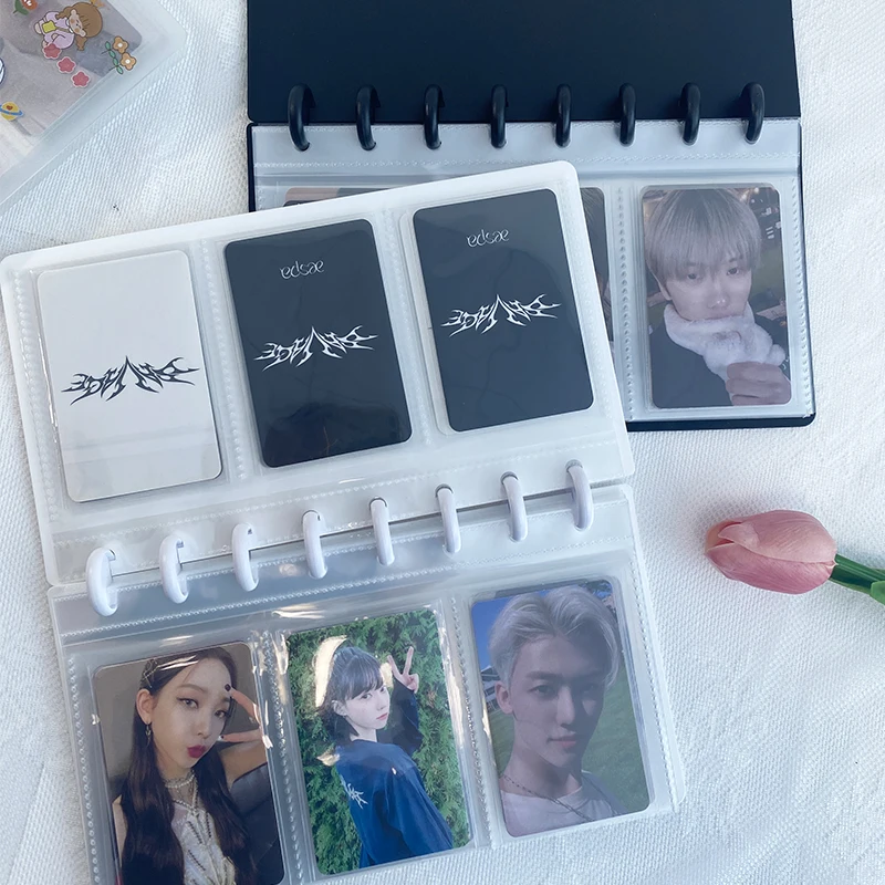 RINGNOTE disc bound 3 inch album btscustom card album transparent pockets wholesale btsalbum kpop