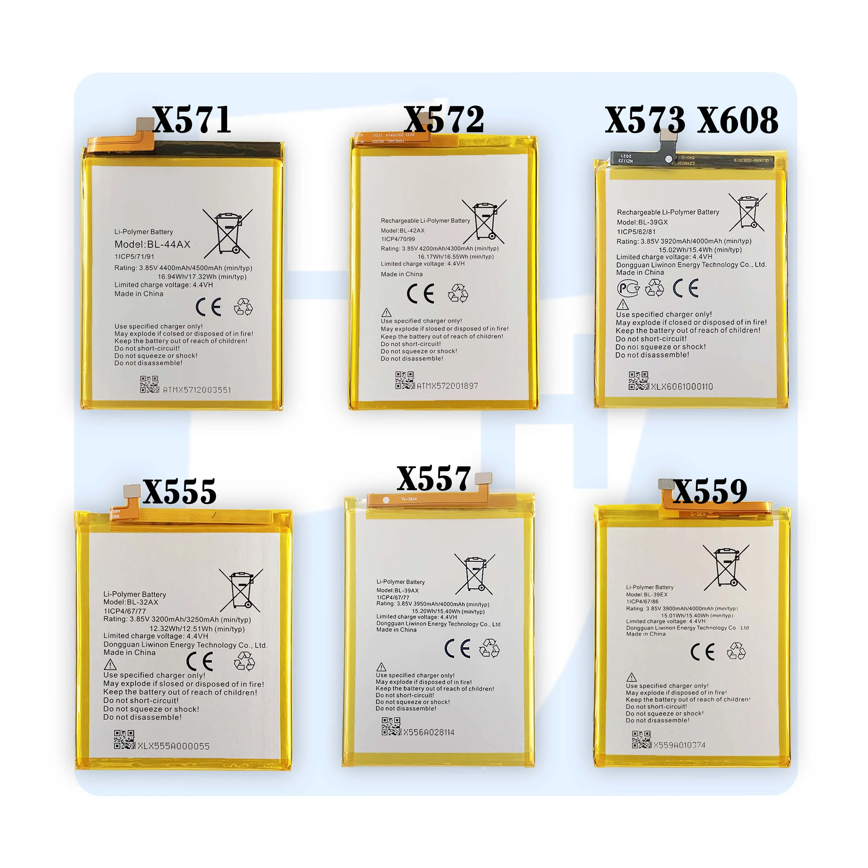  OEM Высококачественный аккумулятор X610 X606 X609 X620 X622 X623 X624 X625 X626 X627 X650 X655 X656 для сотового телефона infinix
