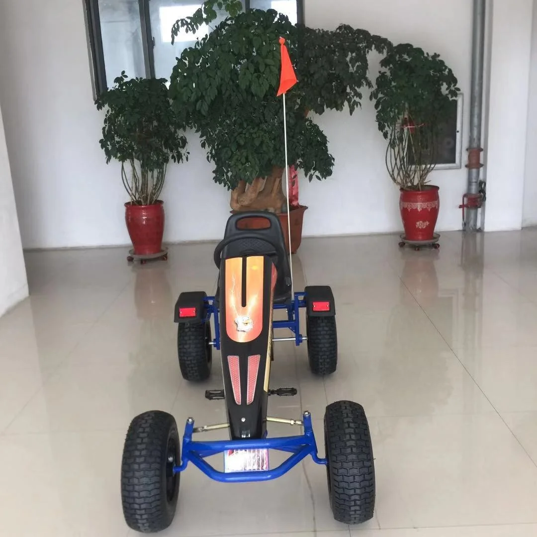 Pedal Go Cart off Road  Racing Go Kart 4 Wheels Adjustable Length