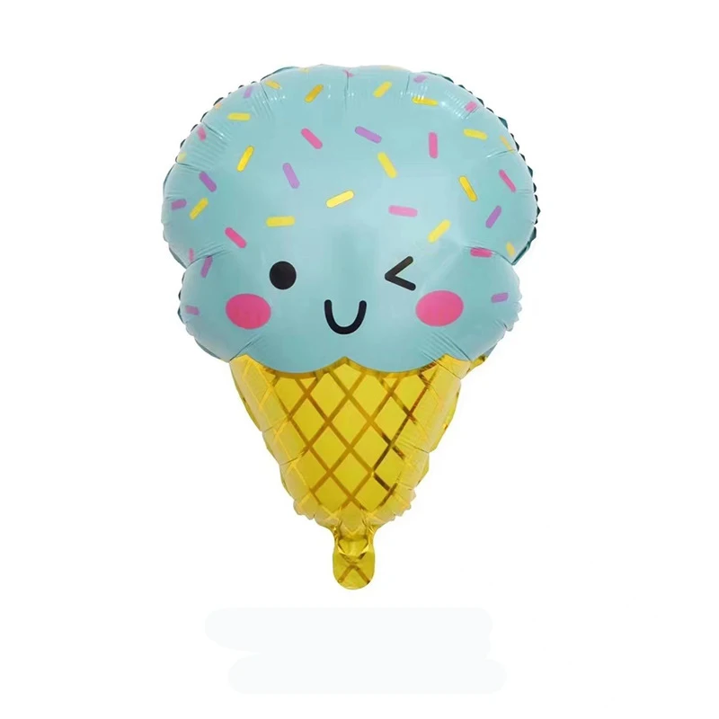 New Arrival Macaron candy color ice cream balloon rainbow color cloud foil balloon for children birthday party