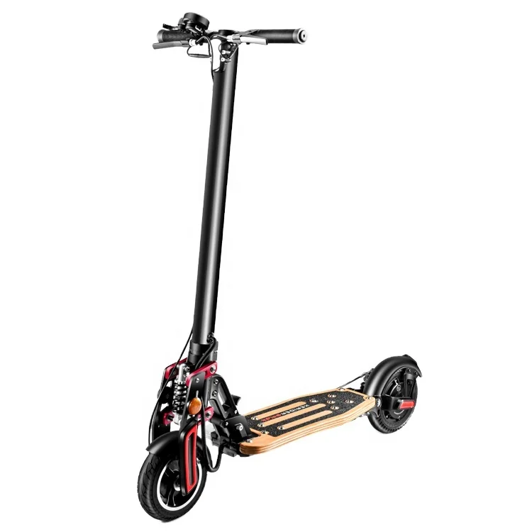 30-40 KM long range lithium battery drive portable electric scooter with brushless motor dual suspension