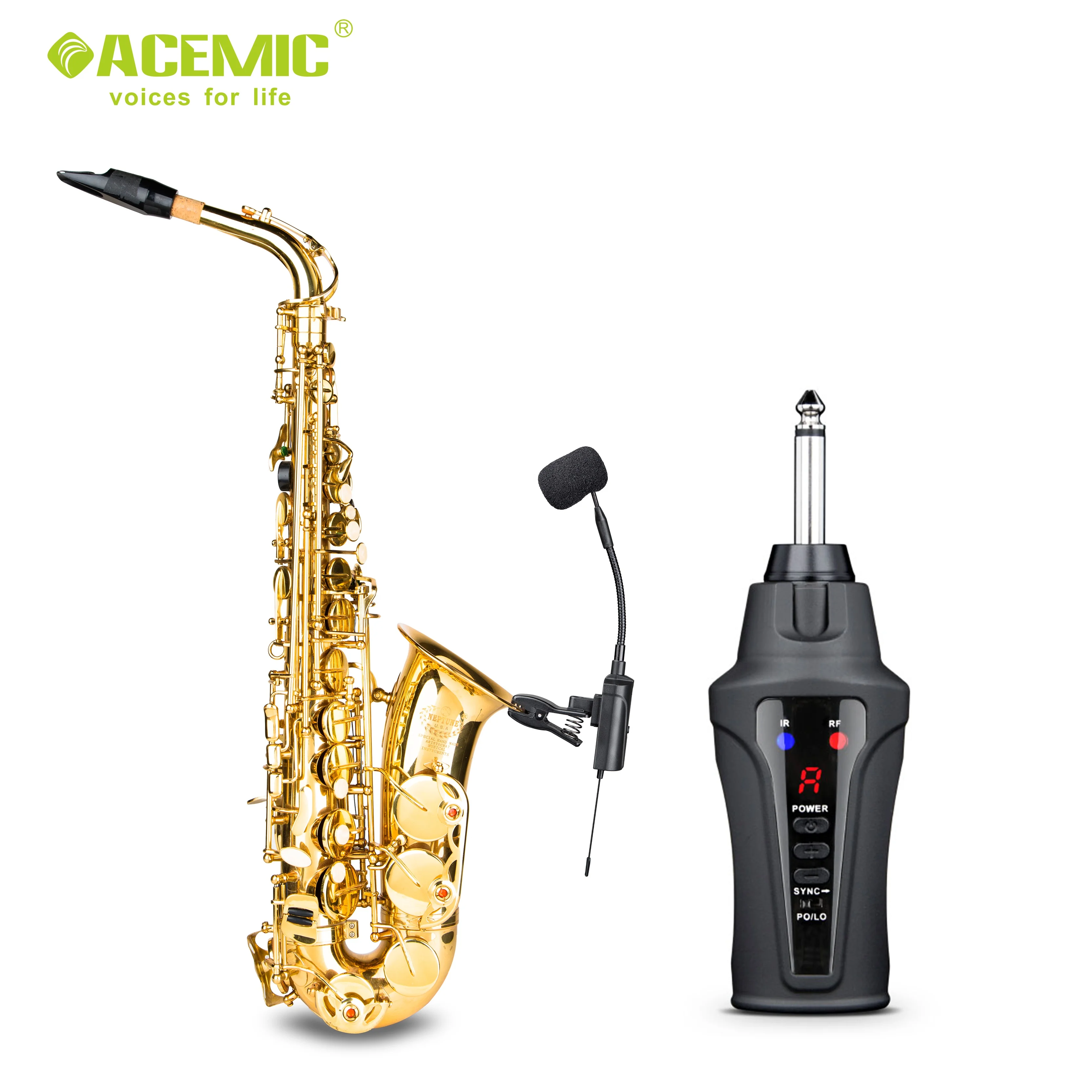 Оптовая продажа, Беспроводная микрофонная система Lavalier для студийной скрипки